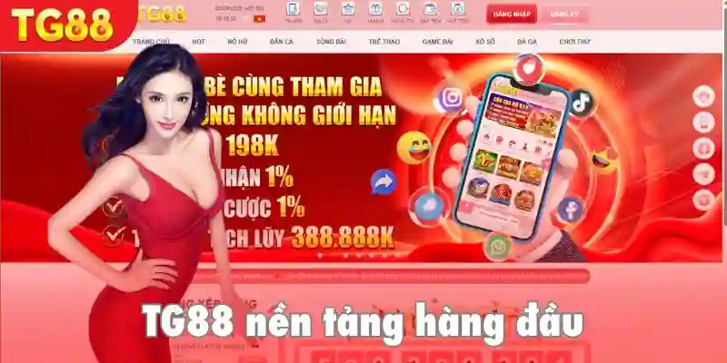 TG88 nền tảng giải trí cá cược hàng đầu 